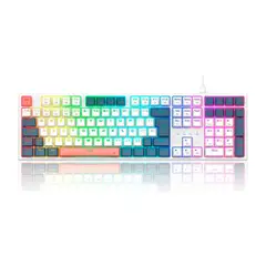 REDRAGON - Teclado TRUNDLE K668WBO-RGB Hot-Swappable Red RGB Inglés