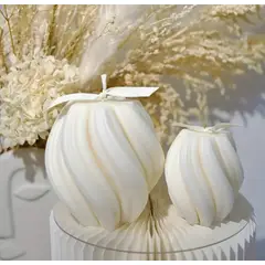 GENERICO - Duo Vela Espiral Hecha a mano