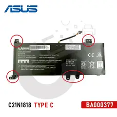 ASUS - BATERIA COMPATIBLE C21N1818, B21N1818-2 TYPE C 2 CELDAS