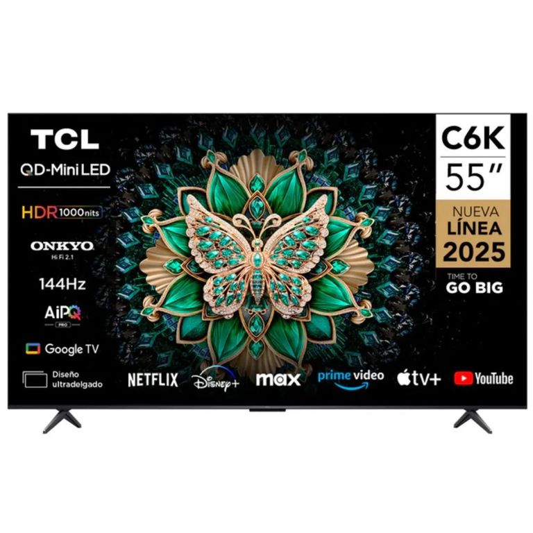 Televisor Mini LED 55 UHD 4K Smart TV 55C6K