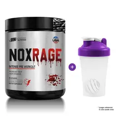 UNIVERSE NUTRITION - NOXRAGE 350 GR UN Pre entreno Óxido Nítrico Fruit Punch + Shaker
