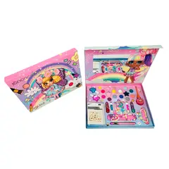 GENERICO - Super Set de Maquillaje Arcoíris para Niñas