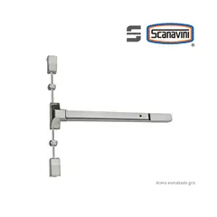 SCANAVINI - Barra Antipánico DT-F1500VA-S Acero Inox Resistente al fuego