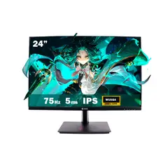 TEROS - Monitor plano TE-2419CS 24 WUXGA IPS 75Hz 5ms HDMI VGA negro
