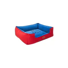 EL MONOPET - Cama sofa para perro elmonopet azul rojo