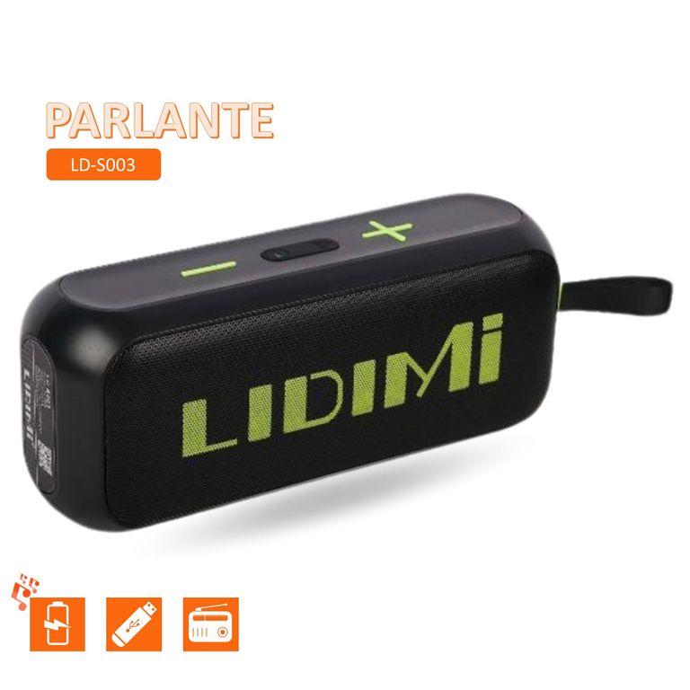 Parlante Bluetooth Portátil LD-S003 USB FM TF