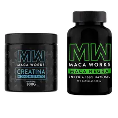 MACA WORKS - Creatina + Maca Negra Cápsulas