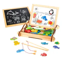 GENERICO - Pizarra Educativa doble cara de Madera