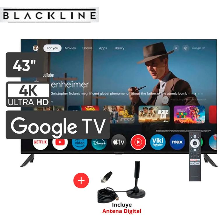 Televisor 43 UHD 4K Smart TV BL43-T3000UD + ANTENA DIGITAL
