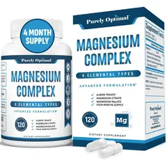 GENERICO - Purely Optimal Magnesium Complex 6 Tipos de Magnesio 500 mg