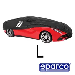 TECGO - COBERTOR AUTO L SPARCO NEGRO