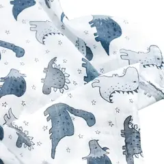 WAWA PIMA - MUSELINA BABY BLUE DINO