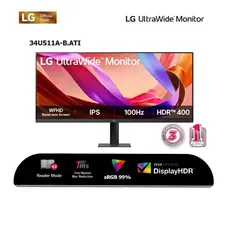 LG - MONITOR ULTRAWIDE 34" 34U511A-B CURVO IPS UWFHD 100 HZ NEGRO