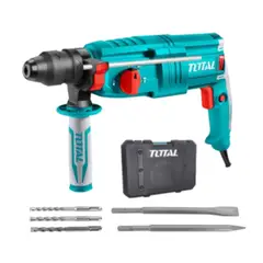 TOTAL TOOLS - Rotomartillo de 800W SDS+ 26MM 0-4000BPM Maletin Industrial - TH308268