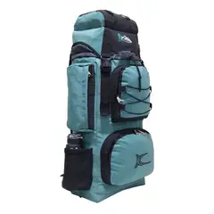 KENGAR - MOCHILA DE CAMPING N4 - - VERDE JADE-NEGRO