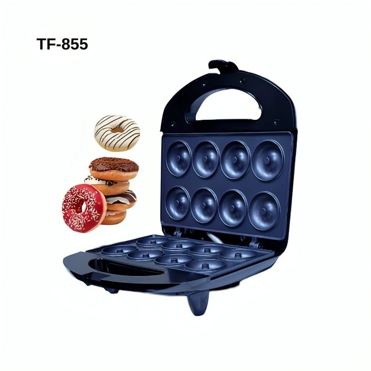 Máquina para Hacer 8 Donut Modelo TF-855 Antiadherente de 1200 W
