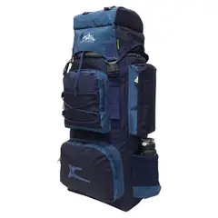 KENGAR - MOCHILA DE CAMPING N4 - - AZUL-ACERO