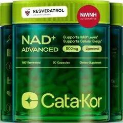 GENERICO - NAD+ Advanced con Resveratrol – Cata-Kor – 60 Cápsulas Liposomales