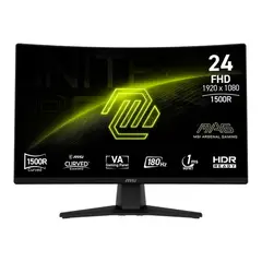 MSI - Monitor Gamer MAG 242C 236 Curvo FHD 180Hz 1ms FreeSync HDR RGB