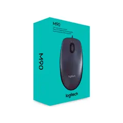 LOGITECH - Mouse M90 USB Black