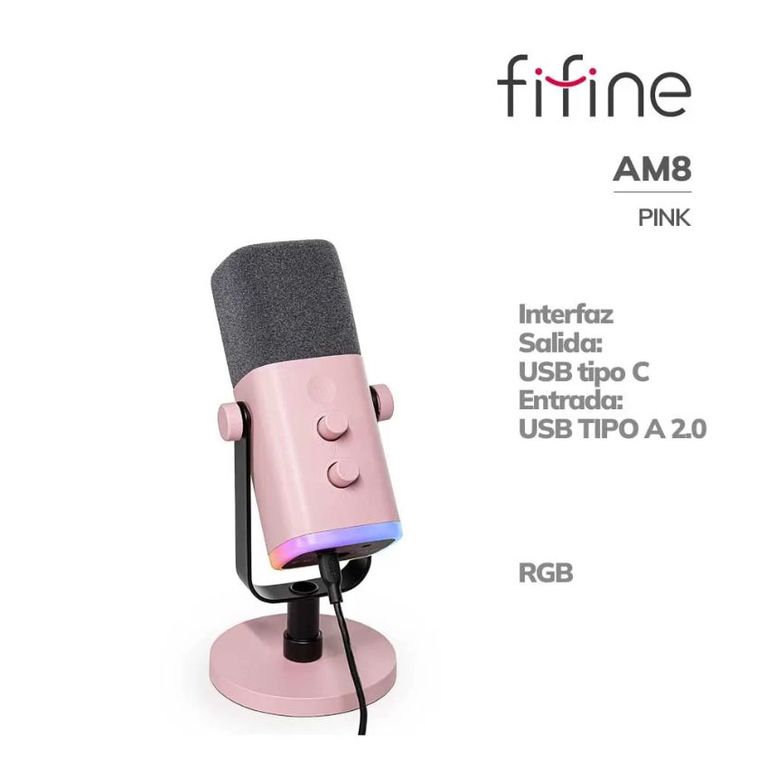 Micrófono Dinámico AM8 Pink