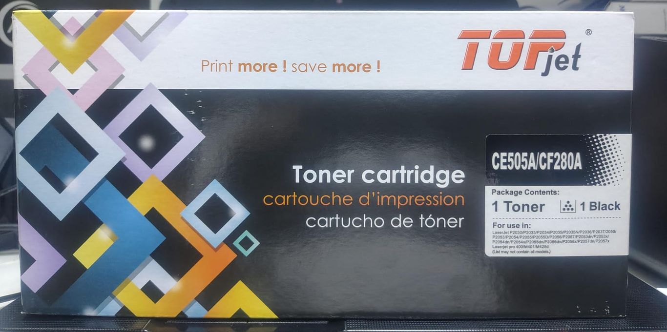 Cartucho de Tóner CE505A CF280A para Impresoras HP