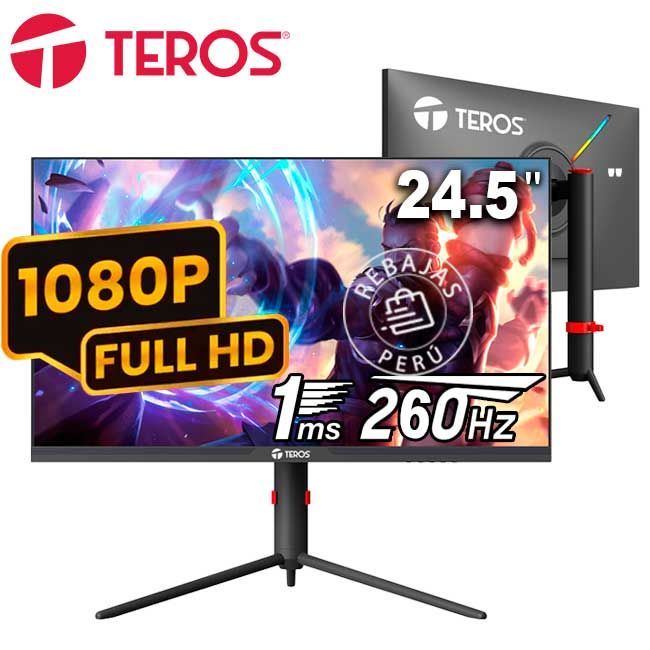 Monitor Gaming TE-2472G 25″ FHD VA 260 Hz 1 ms HDMI DP sRGB 99 %