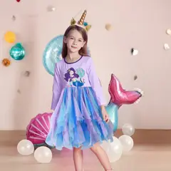 GENERICO - VESTIDO PARA NIÑA DE SIRENA