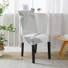 GENERICO - Funda de Sillas Pack 6und Estampado Lineas