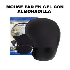 GENERICO - PAD MOUSE CON ALMOHADILLA COLOR NEGRO