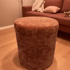 GENERICO - PUFF CILINDRICO TERRACOTA