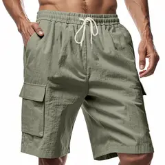 BLWOENS - Shorts Hombre - Verde
