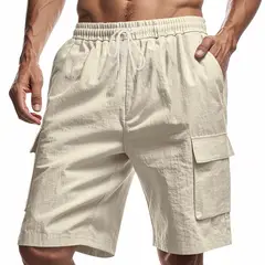 BLWOENS - Shorts Hombre - Beige
