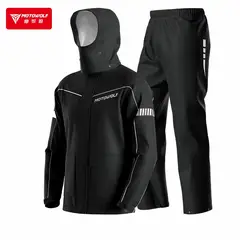 MOTOWOLF - ROPA IMPERMEABLE V4 NEGRO TALLA XXL