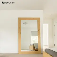 GENERICO - Espejo Gigante LUCCIO Madera Reciclada de Pallets