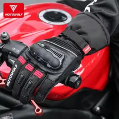 MOTOWOLF - Guantes Impermeable y Termico talla L