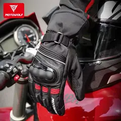MOTOWOLF - Guantes Impermeable y Termico talla XL
