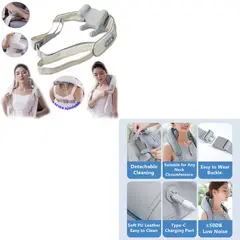 ROSH - Pack De Masajeador de Hombros Inalámbrico + Masajeador De Pies