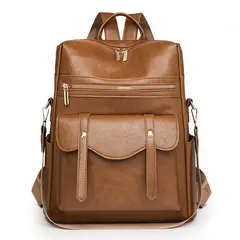 TIOZONEY - Mochila Cartera Urban Chic PU Mujer a la Moda Multiuso