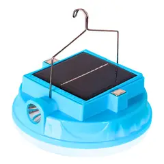 GENERICO - Lámpara Solar OVNI 50W Portátil con Linterna Power Bank y Gancho