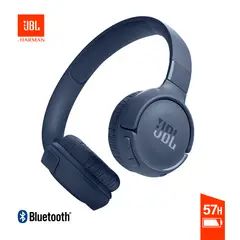 JBL - Audifonos On ear TUNE520 Bluetooth 57Hrs Azul