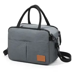 KELLER - Lonchera Térmica Impermeable con Correa Plomo B76