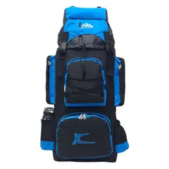 KENGAR - MOCHILA DE CAMPING N4 - - NEGRO-TURQUESA