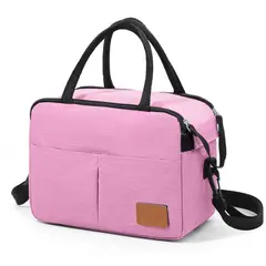 KELLER - Lonchera Térmica Impermeable con Correa Rosado B76