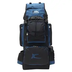 KENGAR - MOCHILA DE CAMPING N4 - - NEGRO-ACERO