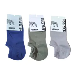 GENERICO - 3 medias tobilleras talla 43-46 - color aleatorio