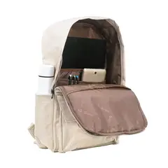 TEROS GAMING - Mochila para Laptops City II Teros Beige hasta de 16 Pulgadas Gris