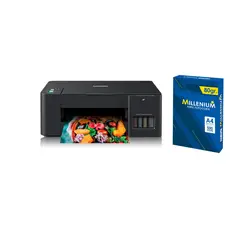 BROTHER - Impresora Multifuncional DCP-T420 WiFi + Paquete de Hojas Bond