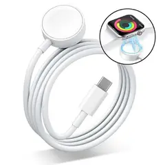NO LOGO - Cargador Magnético alternativo Para Apple Watch Cable Tipo C Usb-C 1m