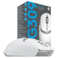 LOGITECH - MOUSLOGITECH E G309 LIGHTSPEED WIRELESSBT 25K DPI LIGHTFORCE WHITE